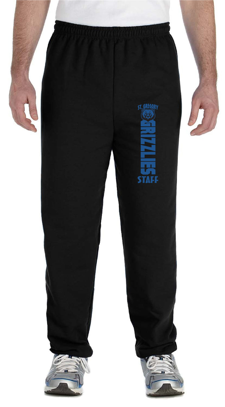 ST. GREGORY STAFFWEAR- GILDAN COTTON SWEATPANTS