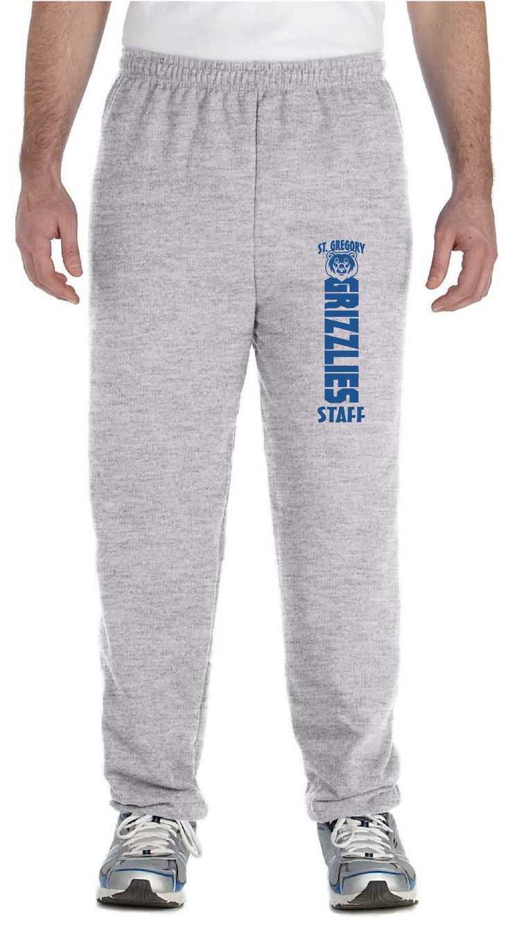 ST. GREGORY STAFFWEAR- GILDAN COTTON SWEATPANTS