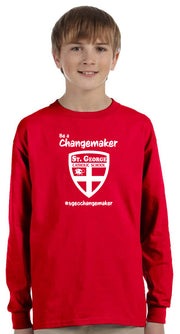 ST. GEORGE SPIRITWEAR- YOUTH GILDAN LONGSLEEVE