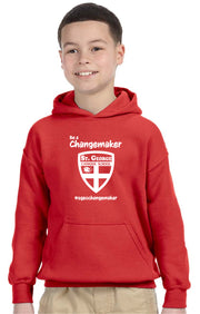 ST. GEORGE SPIRITWEAR- YOUTH GILDAN COTTON HOODIE