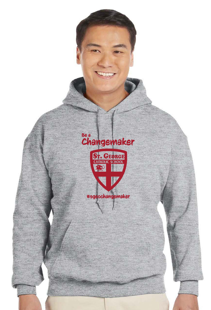 ST. GEORGE SPIRITWEAR- ADULT - COTTON HOODIE