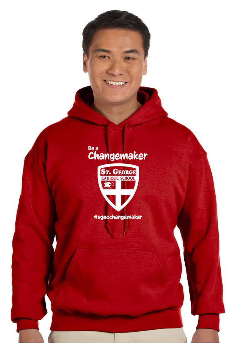 ST. GEORGE SPIRITWEAR- ADULT COTTON HOODIE