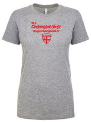 ST. GEORGE STAFF WEAR- LADIES NEXT LEVEL RINGSPUN TEE