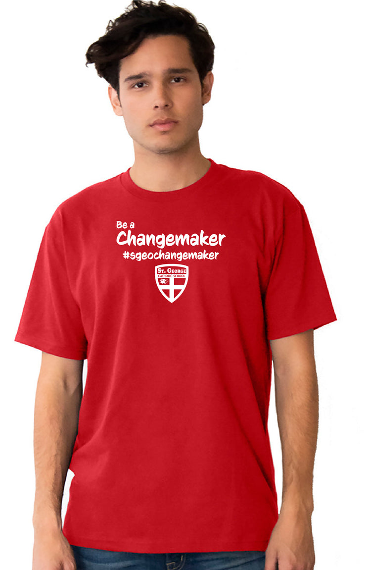 ST. GEORGE STAFFWEAR - NEXT LEVEL RINGSPUN TEE - MENS