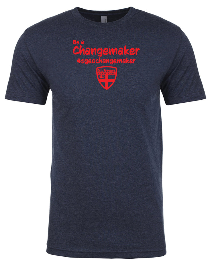 ST. GEORGE STAFFWEAR - NEXT LEVEL RINGSPUN TEE - MENS