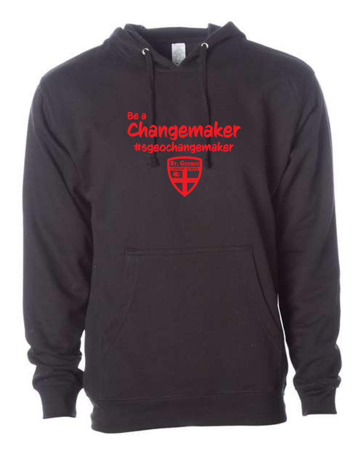 ST. GEORGE STAFFWEAR - INDEPENDENT TRADIN CO MIDWEIGHT HOODIE - ADULT