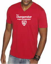 ST. GEORGE STAFF WEAR- UNISEX NEXT LEVEL RINGSPUN V-NECK