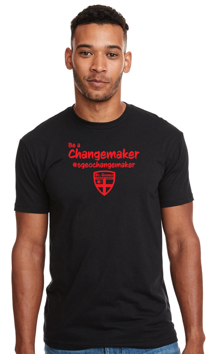 ST. GEORGE STAFFWEAR - NEXT LEVEL RINGSPUN TEE - MENS