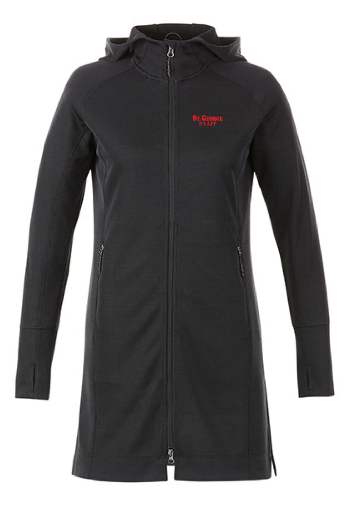 ST. GEORGE STAFFWEAR - ODELL KNIT ZIP HOODY - LADIES