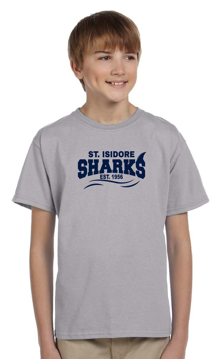 ST. ISIDORE SPIRITWEAR - YOUTH - GILDAN COTTON TEE