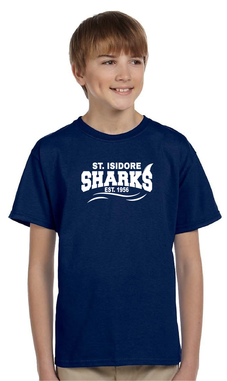 ST. ISIDORE SPIRITWEAR - YOUTH - GILDAN COTTON TEE