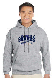 ST. ISIDORE STAFFWEAR- ADULT- GILDAN COTTON HOODIE