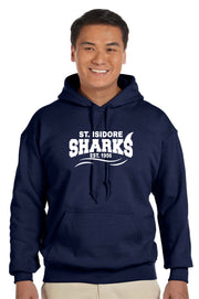 ST. ISIDORE STAFFWEAR- ADULT- GILDAN COTTON HOODIE