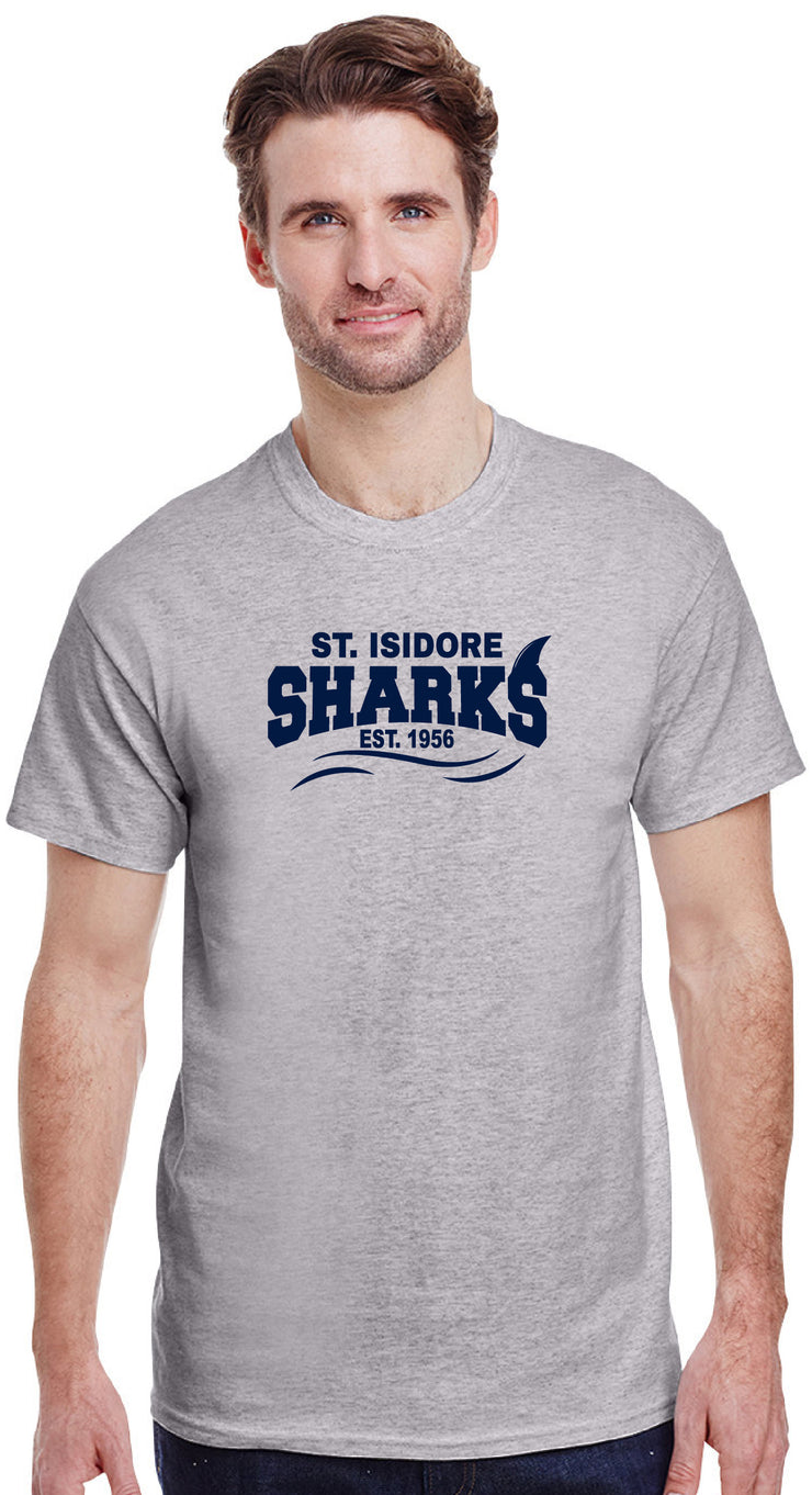 ST. ISIDORE STAFFWEAR- ADULT- GILDAN COTTON TEE