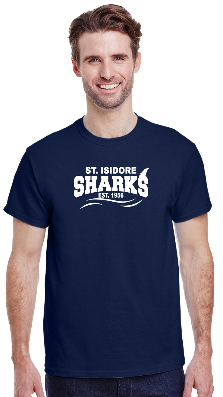ST. ISIDORE STAFFWEAR- ADULT- GILDAN COTTON TEE