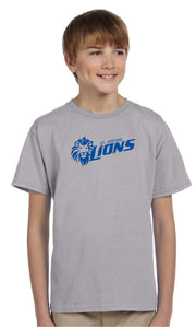 ST. JEROME SPIRITWEAR - LIONS PRINT - GILDAN COTTON TEE - YOUTH
