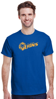 ST. JEROME SPIRITWEAR- ADULT- GILDAN COTTON TEE- LIONS PRINT