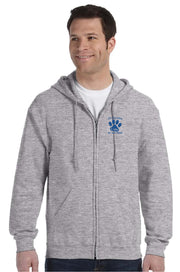 ST. JEROME SPIRITWEAR- ADULT - GILDAN COTTON ZIPPED HOODIE