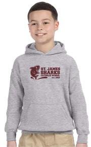 ST. JAMES SPIRITWEAR - YOUTH - GILDAN COTTON HOODIE