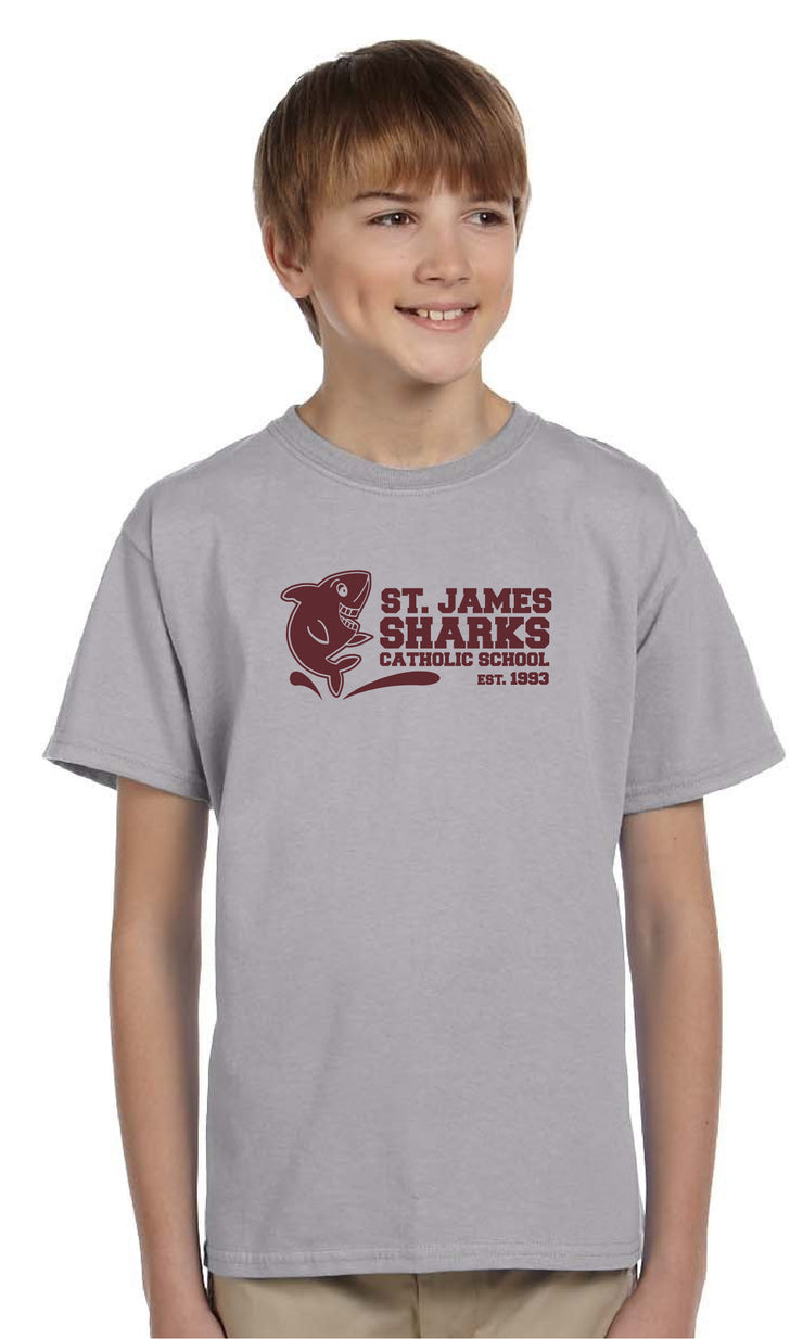 ST. JAMES SPIRITWEAR - YOUTH - GILDAN COTTON TEE