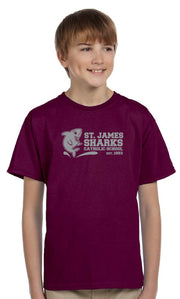 ST. JAMES SPIRITWEAR - YOUTH - GILDAN COTTON TEE