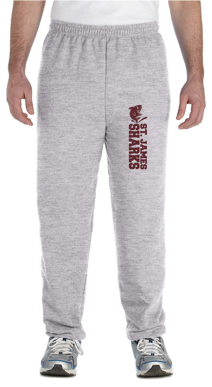 ST. JAMES SPIRITWEAR - GILDAN COTTON SWEATPANTS - ADULT