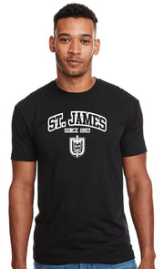 ST. JAMES STAFFWEAR- NEXT LEVEL UNISEX RINGSPUN TEE