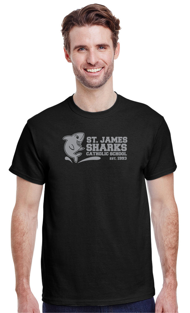 ST. JAMES SPIRITWEAR - ADULT - GILDAN COTTON TEE