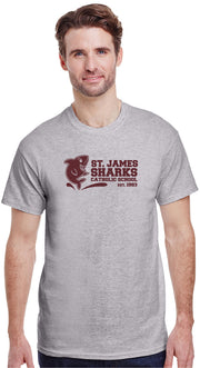 ST. JAMES SPIRITWEAR - ADULT - GILDAN COTTON TEE