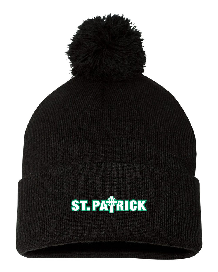 ST. PATRICK SPIRITWEAR- SPORTMAN POM POM TOQUE