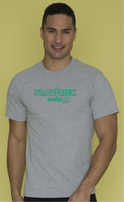 ST. PATRICK SPIRITWEAR - SCHOOL LOGO - ATC COTTON TEE - ADULT