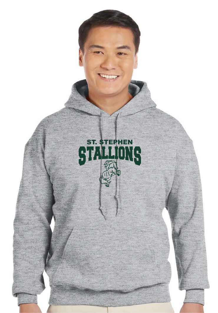 ST.STEPHEN SPIRITWEAR- ADULT- GILDAN COTTON HOODIE