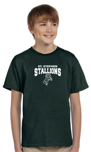 ST.STEPHEN SPIRITWEAR- YOUTH- GILDAN COTTON TEE