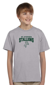 ST.STEPHEN SPIRITWEAR- YOUTH- GILDAN COTTON TEE
