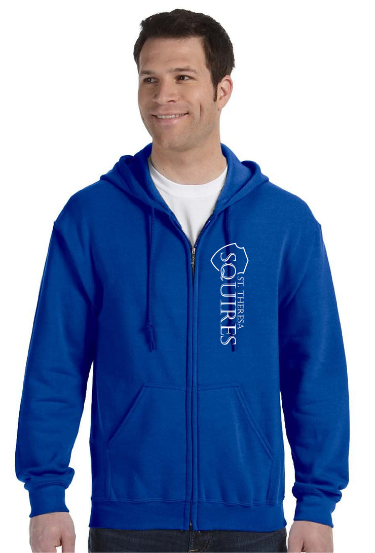 ST. THERESA SPIRITWEAR - ADULT GILDAN HEAVY BLEND ZIPPED HOODIE