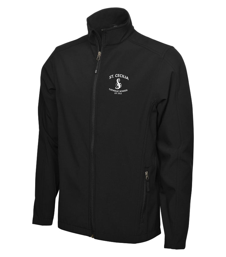 ST. CECILIA STAFFWEAR- MENS COAL HARBOUR SOFT SHELL JACKET