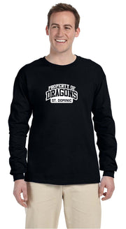 ST. DOMINIC SPIRITWEAR- ADULT GILDAN COTTON LONGSLEEVE