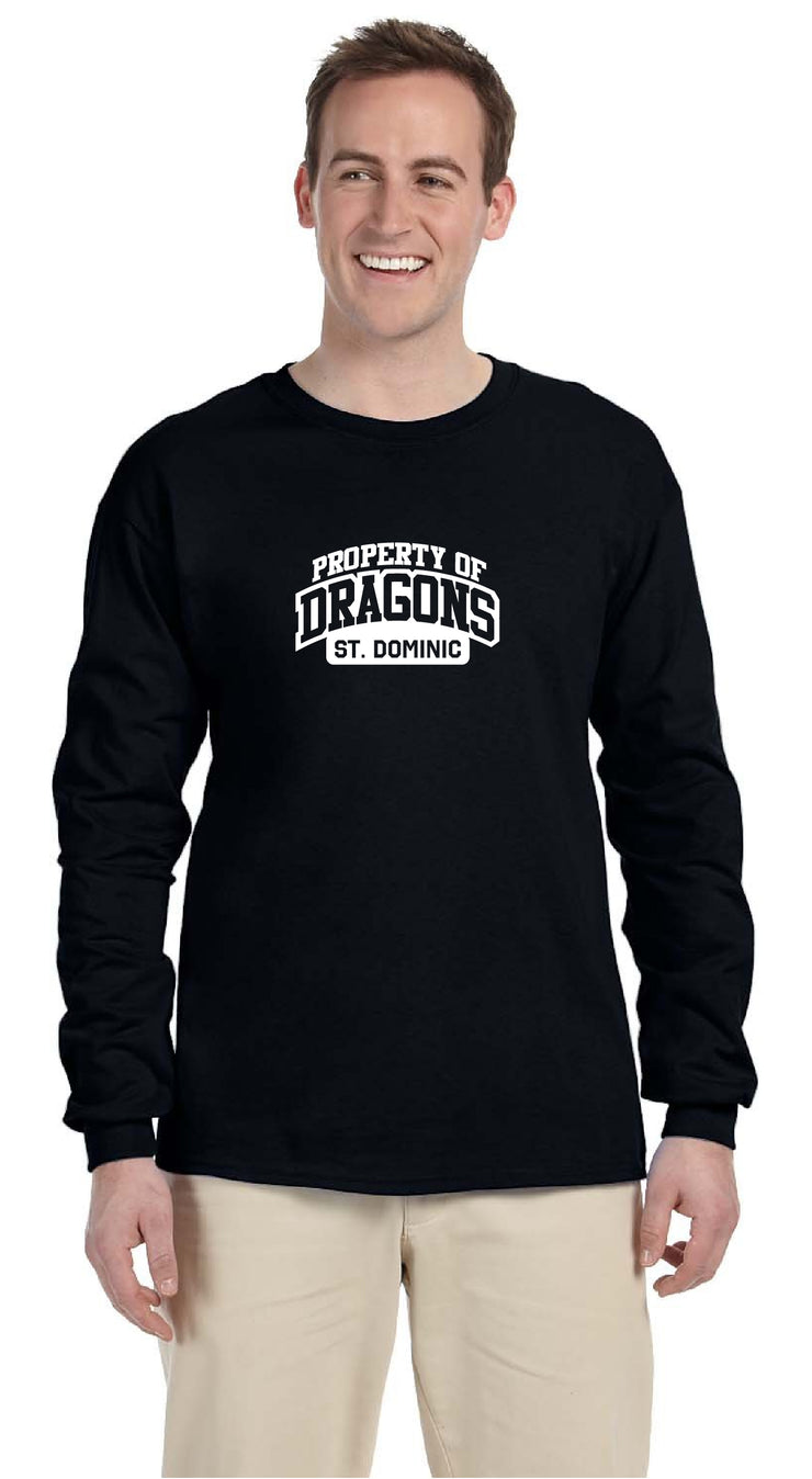 ST. DOMINIC SPIRITWEAR- ADULT GILDAN COTTON LONGSLEEVE