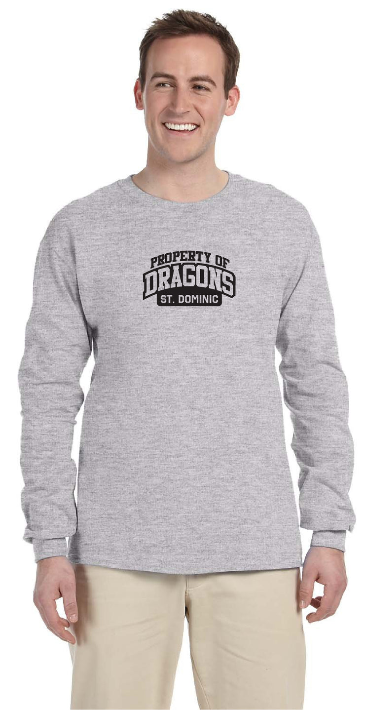 ST. DOMINIC SPIRITWEAR- ADULT GILDAN COTTON LONGSLEEVE
