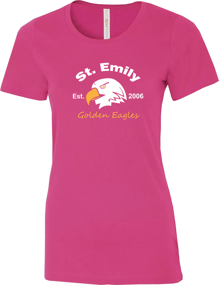 ST EMILY SPIRITWEAR - ATC LADIES EUROSPUN TEE