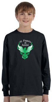 ST. FRANCIS OF ASSISI SPIRITWEAR - GILDAN COTTON LONGSLEEVE - YOUTH