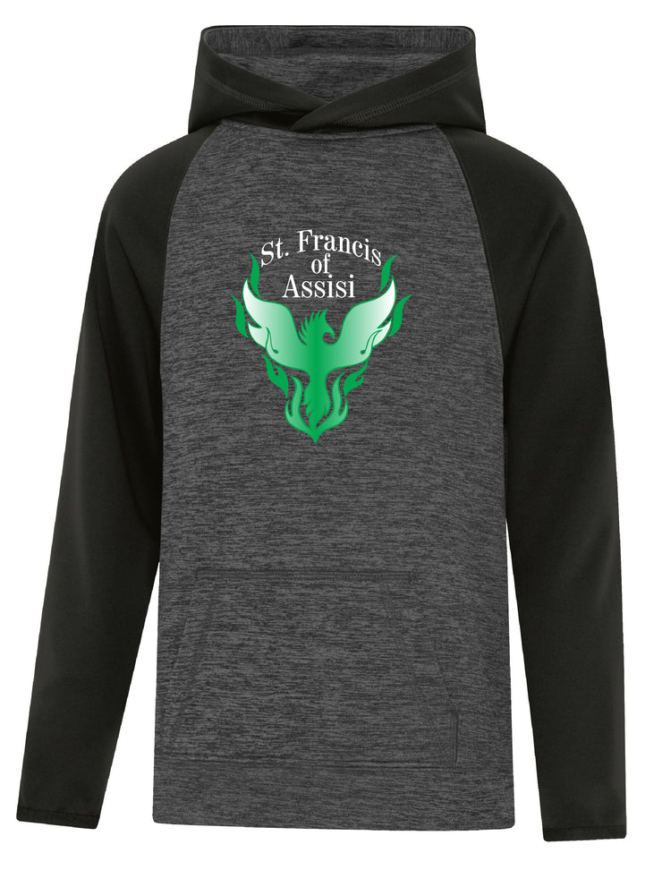 ST. FRANCIS OF ASSISI SPIRITWEAR- YOUTH- ATC DYNAMIC TWO TONE HOODIE