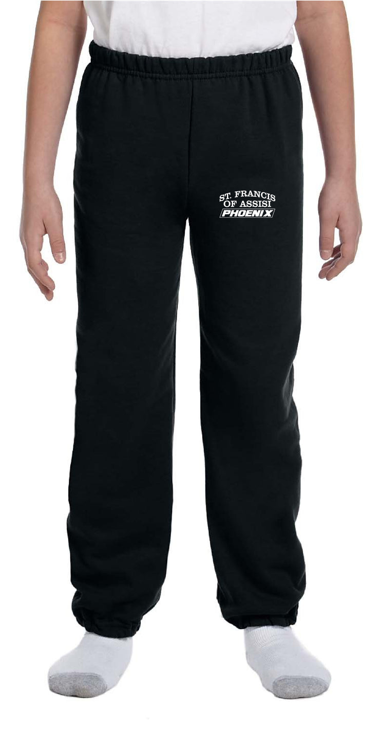 ST. FRANCIS OF ASSISI SPIRITWEAR - GILDAN COTTON SWEATPANT - YOUTH