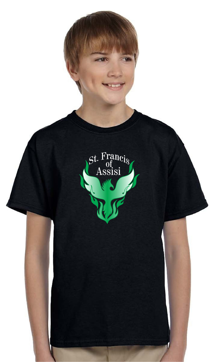 ST. FRANCIS OF ASSISI SPIRITWEAR - GILDAN COTTON TEE - YOUTH