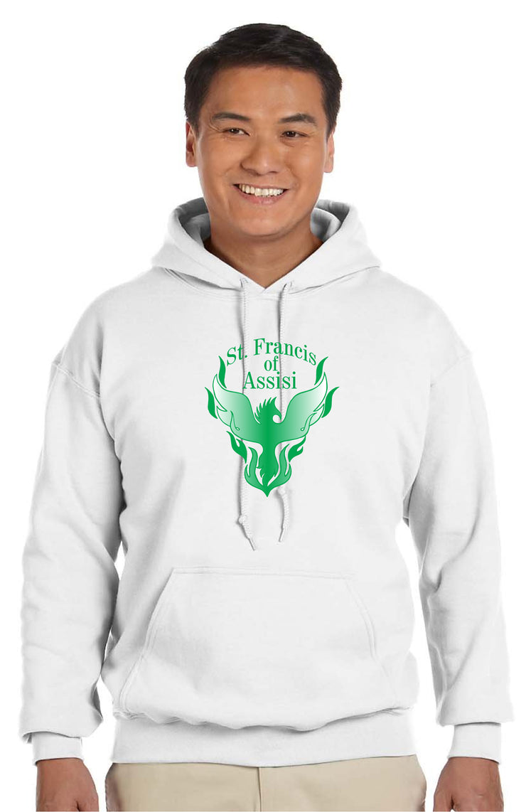 ST. FRANCIS OF ASSISI SPIRITWEAR- ADULT- GILDAN HEAVY BLEND COTTON HOODIE