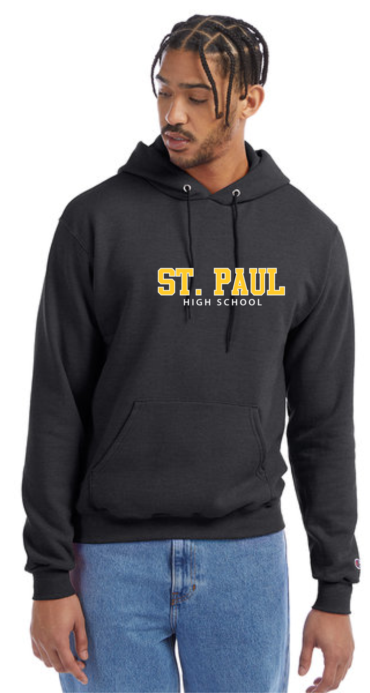 ST. PAUL SPIRITWEAR - CHAMPION COTTON CREWNECK - TWILL