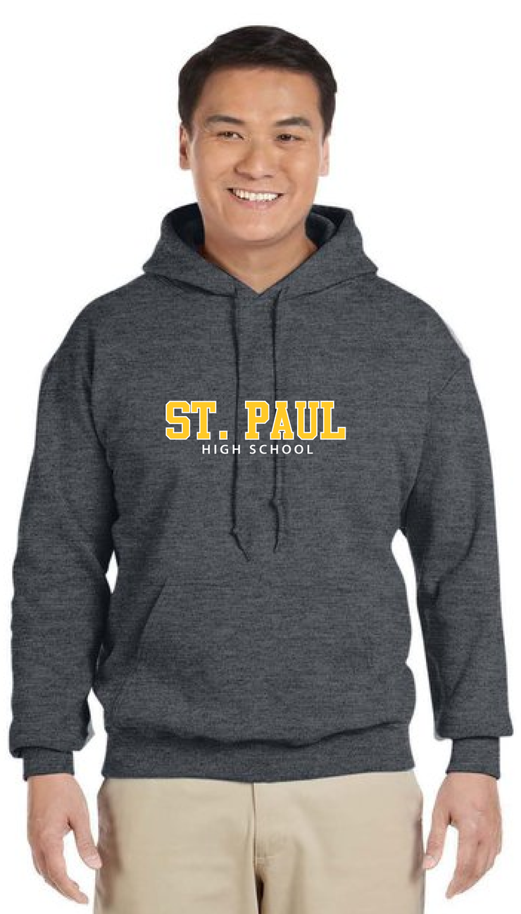 ST. PAUL SPIRITWEAR- ADULT GILDAN COTTON HOODIE - TWILL