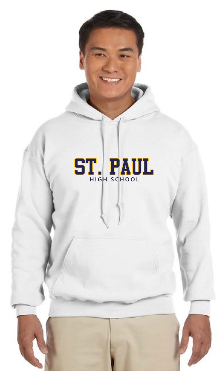 ST. PAUL SPIRITWEAR- ADULT GILDAN COTTON HOODIE - TWILL