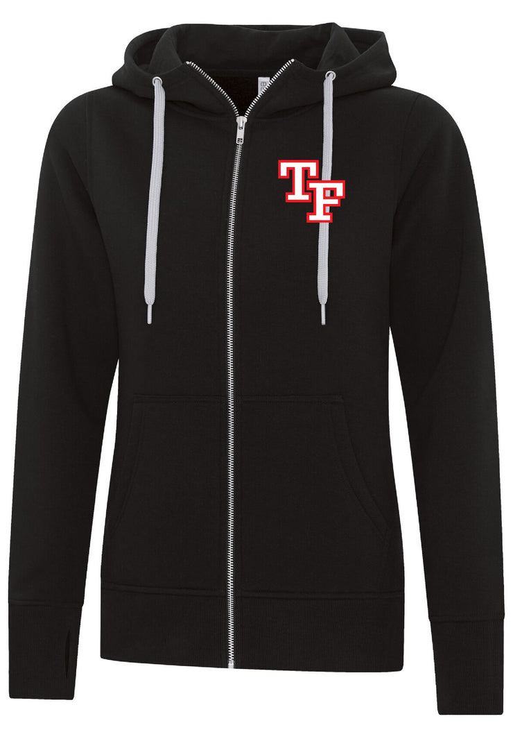 TERRY FOX STAFF- ATC CORE FULL ZIPPED LADIES HOODIE