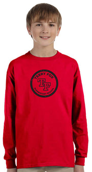 TERRY FOX SPIRITWEAR- YOUTH GILDAN COTTON LONGSLEEVE